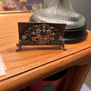 Beautiful Floral Business Card Holder